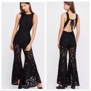 NWOT Free People Rise and Shine Flare Jumpsuit 6